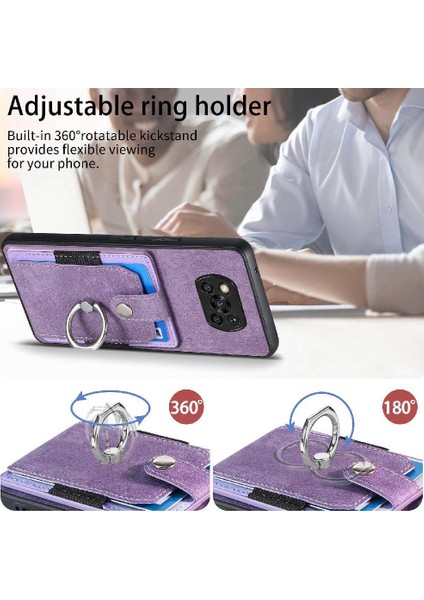 Xiaomi Poco X3 Nfc Standı Halka Tutucu Crad Yuvası Manyetik Araç Montaj (Yurt Dışından)