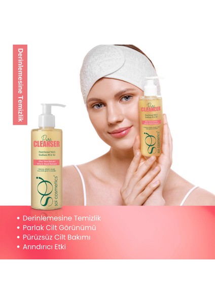 Canlandırıcı ve Arındırıcı Yüz Temizleme Jeli