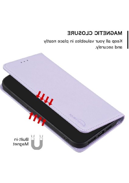 Xiaomi Redmi Not 12 Için Flip Case Pro Artı Pu Deri Manyetik Cüzdan (Yurt Dışından)
