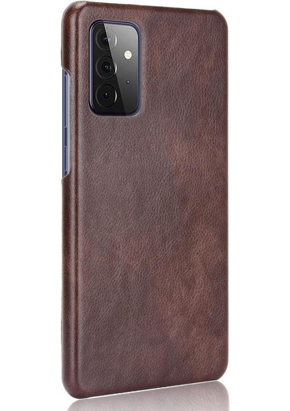 Samsung Galaxy A72 5g Lychee Desen Retro Koruyucu Kapak Için Retro Kılıf (Yurt Dışından) modelleri