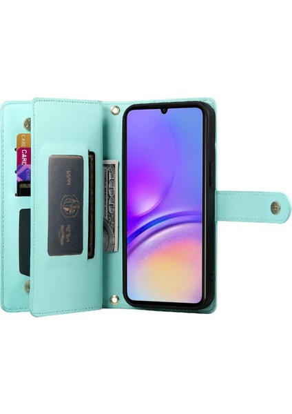 Samsung Galaxy A05 Kickstand Çok Fonksiyonlu Kart Yuvaları Için Flip Case (Yurt Dışından) indirimleri