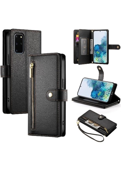 YH Mall Samsung Galaxy S20 Artı Bilek Kayışı Çok Fonksiyonlu Kart Için Flip Case (Yurt Dışından)