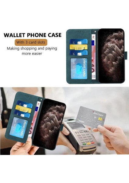 Realme 12 Pro Artı Flip Folio Cüzdan Için Telefon Kılıfı El Kayışı Kart Yuvaları (Yurt Dışından)