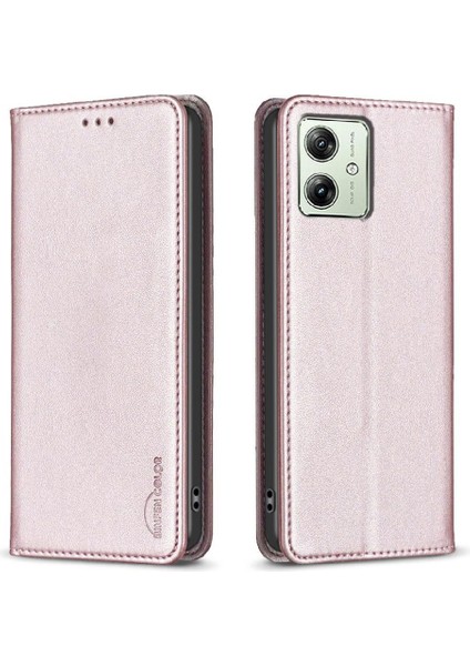 Motorola Moto G54 5g Pu Deri Çoklu Kart Yuvası Manyetik Için Flip Case (Yurt Dışından)