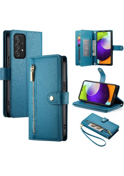 Samsung Galaxy A52S Cüzdan Bölmesi Kickstand Kart Yuvaları Için Flip Case (Yurt Dışından)