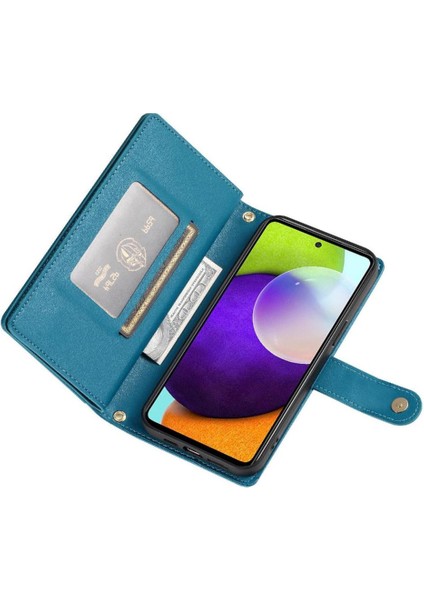 Samsung Galaxy A52S Cüzdan Bölmesi Kickstand Kart Yuvaları Için Flip Case (Yurt Dışından)