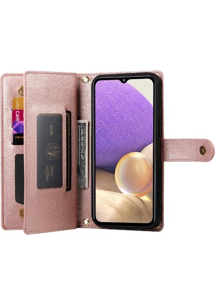 Samsung Galaxy A32 5g Kickstand Bilek Kayışı Çok Fonksiyonlu Flip Case (Yurt Dışından) indirimleri