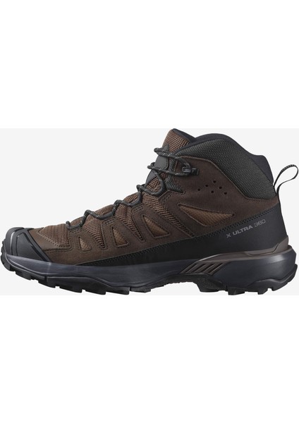 x Ultra 360 Leather Mid Gore-Tex Erkek Outdoor Botu - Koyu Kahve