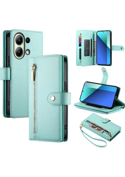 Xiaomi Redmi Not 13 Için Flip Case 4g Cüzdan Bölmesi Çok Fonksiyonlu (Yurt Dışından)
