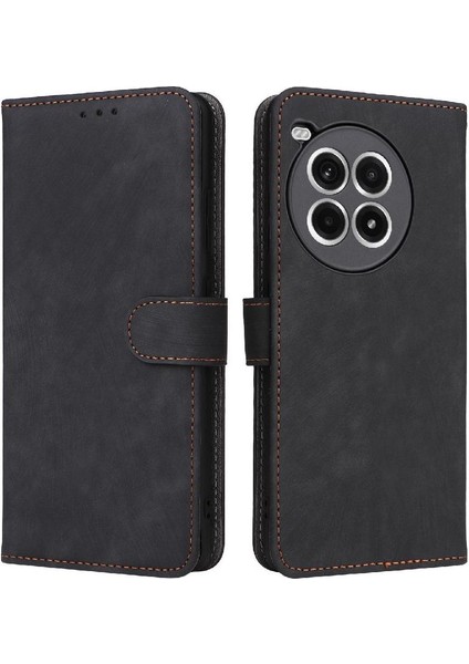 Oneplus Ace 3 Pro Için Kılıf Pu Deri Flip Folio Cüzdan Manyetik Kapatma (Yurt Dışından)
