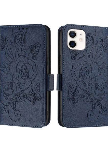Kredi Kartı Yuvası ile IPhone 11 Manyetik Cüzdan Pu Deri Kılıf (Yurt Dışından)