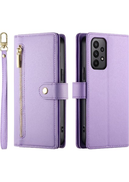 Samsung Galaxy M23 5g Kickstand Cüzdan Bölmesi Bilek Için Flip Case (Yurt Dışından) fırsatları
