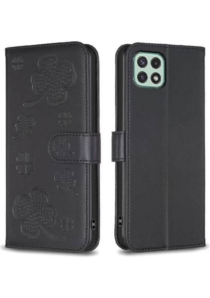 Samsung Galaxy A22 5g Yonca Çiçek Çok Renkli Cüzdan Pu Için Flip Case (Yurt Dışından) indirimleri