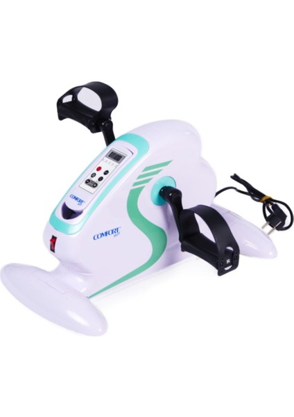Beyaz Comfort Plus Mini Elektrikli Egzersiz Pedalı