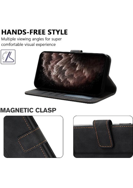 Oppo Phone 11 Pro 5g Için Telefon Kılıfı Kart Yuvaları Kapak El Kayışı Flip Folio (Yurt Dışından)