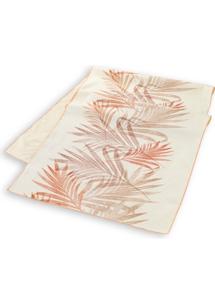 Home Leaf Poly Linen Runner 45X150-KIREMIT