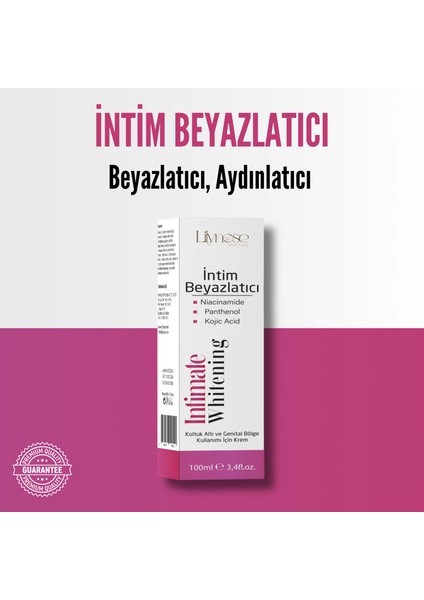 Intim Krem Koltuk Altı Genital Bölge Için Krem 100ML