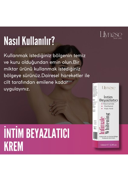 Intim Krem Koltuk Altı Genital Bölge Için Krem 100ML