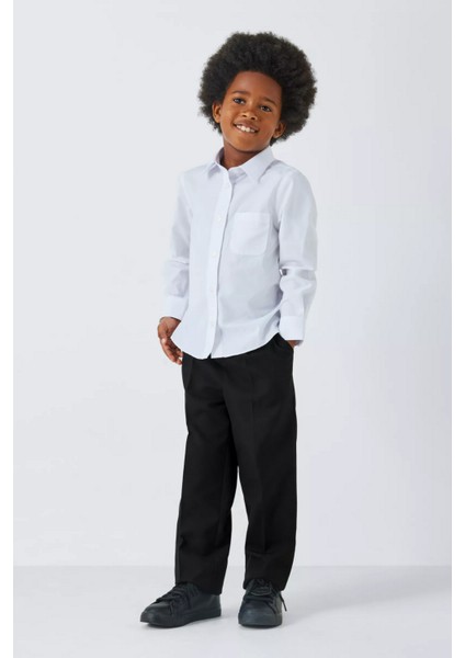 Çocuk Eşofman Belli Rahat Kalıp Kumaş Okul Pantolonu