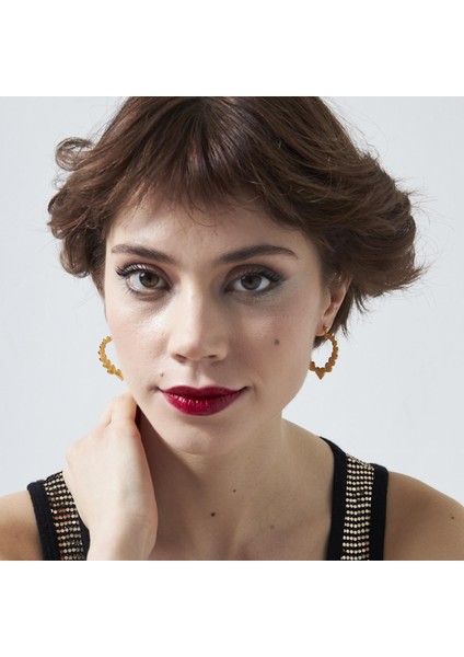 Büyük Kalp Küpe modelleri