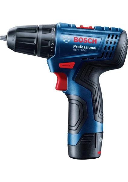 Akülü Delme Vidalama Makinası 2.0 Ah Gsr 120-LI + Glı 12V-300 fiyatları