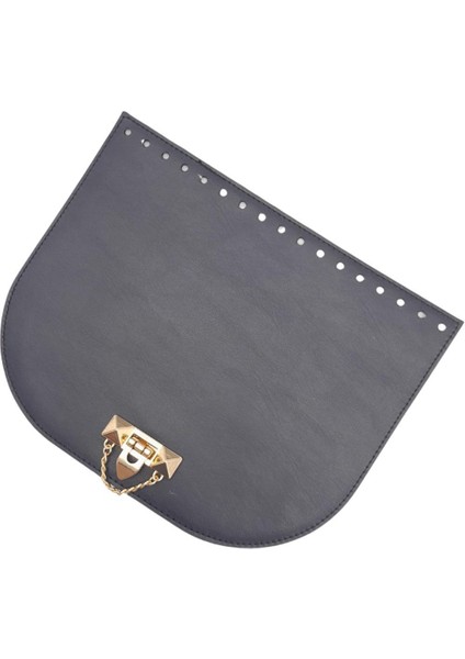 24X19 cm Suni Deri Lacivert Renk Zincirli Kilitli Kapak Light Gold Metalli modelleri