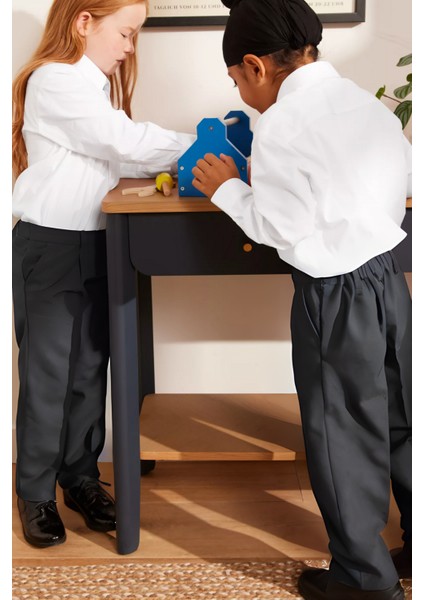 Çocuk Kaliteli Kullanışlı Esnek Likralı Okul Pantolonu modelleri