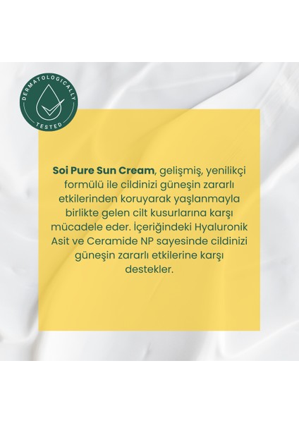 Aydınlatıcı Nemlendirici Güneş Kremi (Pure Sun Cream)