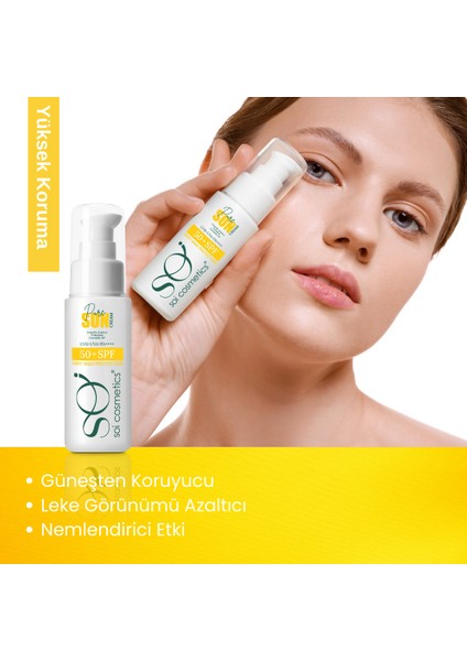 Aydınlatıcı Nemlendirici Güneş Kremi (Pure Sun Cream)