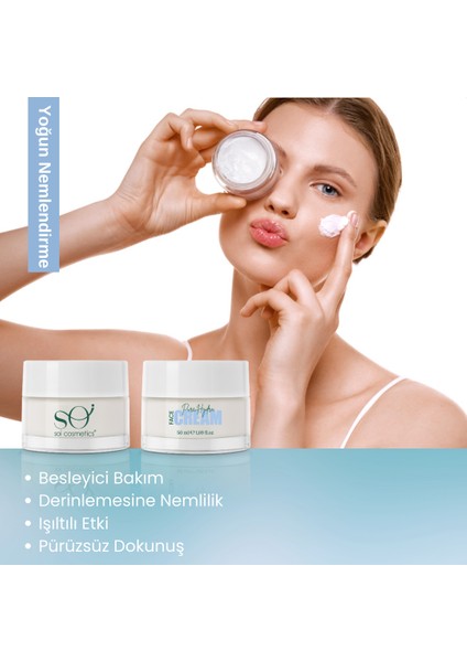 Yoğun Nem Ve Parlaklık Veren Besleyici Cilt Kremi (Pure Hydra Face Cream)
