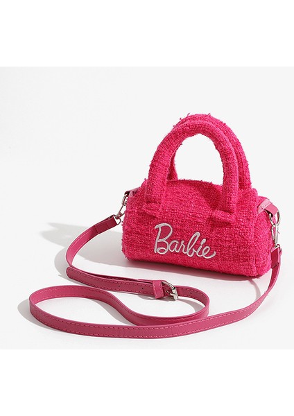 Barbie Tasarımlı Kadın Omuz Çantası - Pembe (Yurt Dışından)
