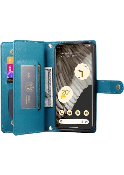 Google Piksel 7 Pro Çok Fonksiyonlu Kart Yuvaları Bilek Kayışı Için Flip Case (Yurt Dışından) indirimleri