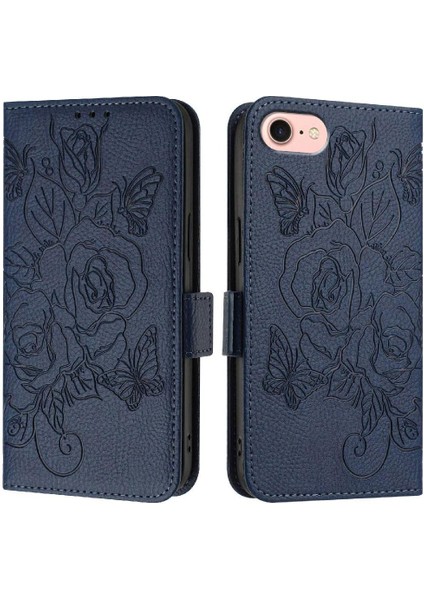 Kredi Kartı Yuvası Manyetik Cüzdan Pu Deri ile IPhone Se 4 2024 Için Kılıf (Yurt Dışından)