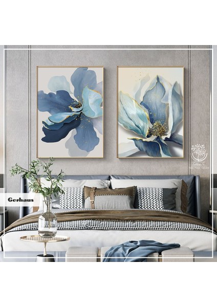 Metal Çerçeveli Gerçek Camlı Tablo Gerhaus 2 Liset