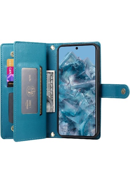 Google Piksel 8 Pro Bilek Kayışı Çok Fonksiyonlu Kart Yuvaları Için Flip Case (Yurt Dışından) indirimleri
