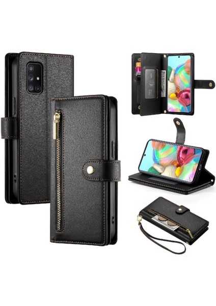 Samsung Galaxy A71 4g Kickstand Cüzdan Bölmesi Kartı Için Flip Case (Yurt Dışından) fırsatları