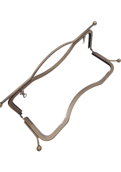 27 cm Üstten Tutmalı Çanta Klipsi Çanta Bursu Antik Metal modelleri