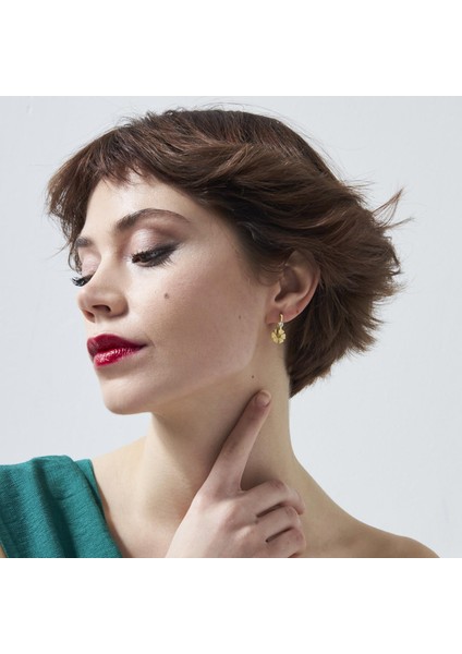 Modern Çiçek Küpeler modelleri