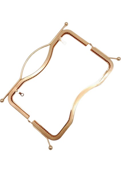 27 cm Üstten Tutmalı Çanta Klipsi Çanta Bursu Light Gold Metal fırsatları