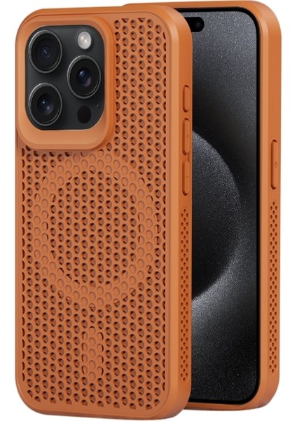 iPhone 15 Pro Max Kılıf Magsafe Özellikli Heat Dissipation Kapak