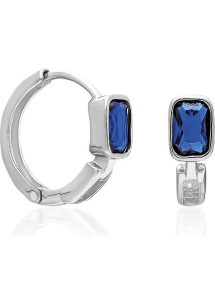 Baget Taşlı Deniz Mavisi Küpeler fiyatları