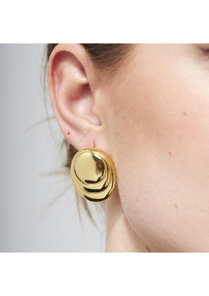 Büyük Düğme Küpeler modelleri