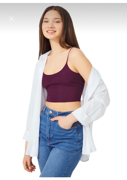Lazer Kesim Crop Atlet