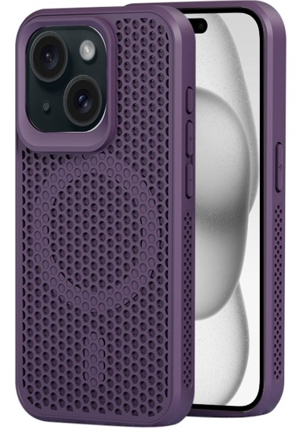 iPhone 15 Kılıf Magsafe Özellikli Heat Dissipation Kapak