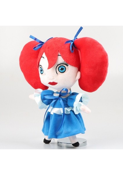 Poppy Playtime Kızıl Saçlı Kız Bebek Peluş 0yuncak 25CM - Mavi/kırmızı (Yurt Dışından)