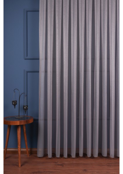 Ofelya Gri Düz Tül Perde (1/2.5 Normal Pile) fiyatları