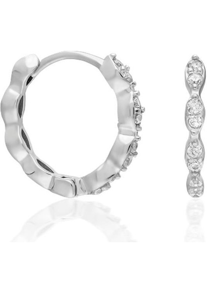 Zirkonyum Ile Işlenmiş Halka Küpeler fiyatları