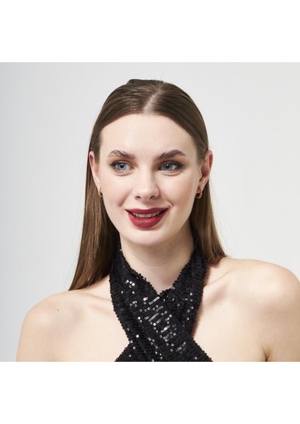 Zirkonyum Ile Işlenmiş Halka Küpeler fırsatları