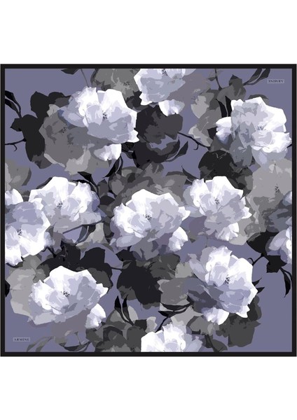 İpek Eşarp Nostalji - 8534-81 Mor Twill