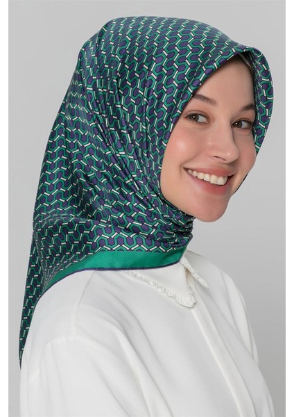 İpek Eşarp Nostalji - 8401-90 Benetton Twill